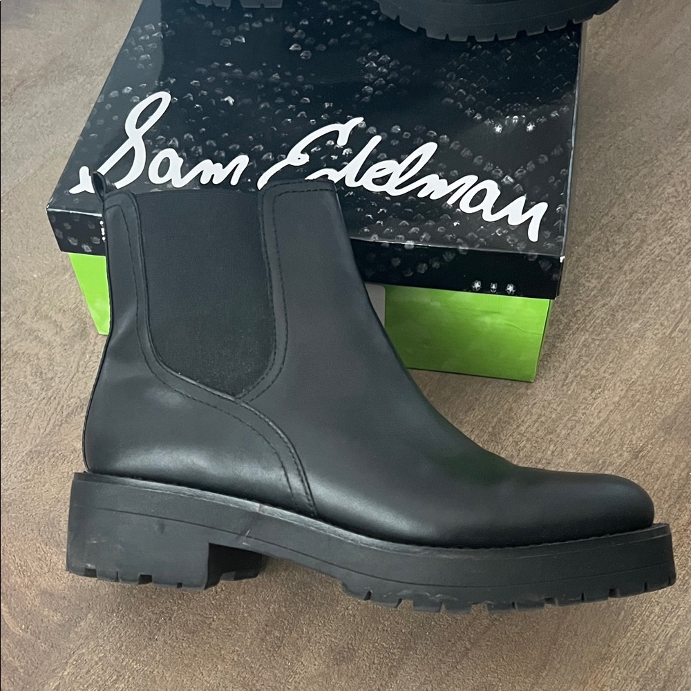 Sam Edelman Black Ankle Booties